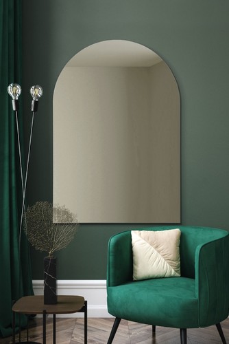 Large frameless arched - frameless,