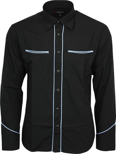 Relco plain black western - plain,