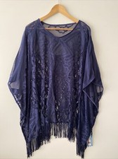 M&S Kaftan Kimono Navy Blue