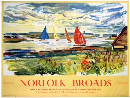 Vintage british rail norfolk - vintage,