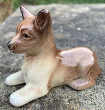 Rare Vintage Hornsea Pottery Dog Figure Alsatian German Shepherd