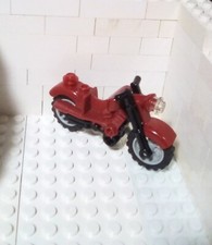 lego dark red scrambler