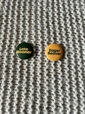 Sarah Millican Comedy Tour Merchandise Pin Badge Set of Two