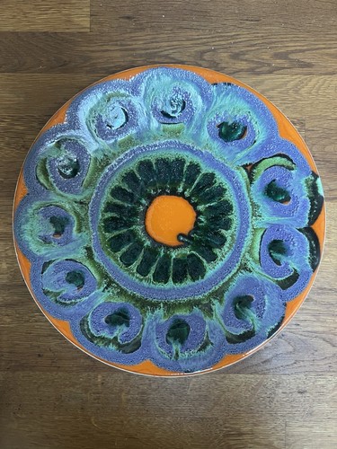Poole pottery delphis plate - pottery,