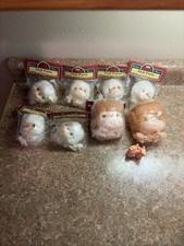 Vintage Set of 8 Yarn Doll
