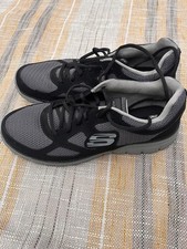 Skechers Mens Black Grey