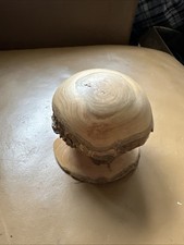 Bin wooden toadstool ornament - wooden,