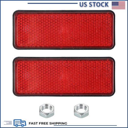 Rectangle rear reflectors 2 - rear,