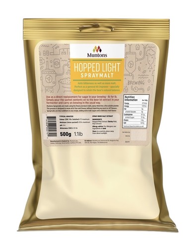 Muntons spraymalt hopped light - muntons,