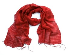 Red  Silk Scarf