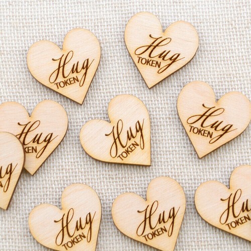 Hug tokens keepsake - hug, wedding