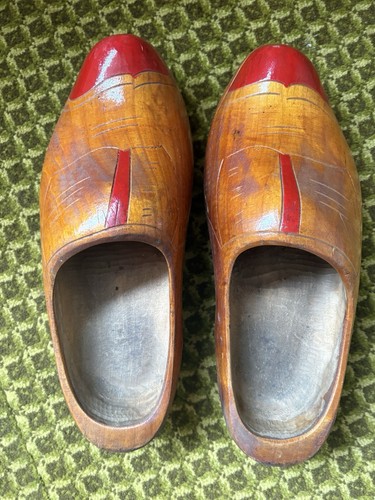 Vintage hand carved wooden - carved,
