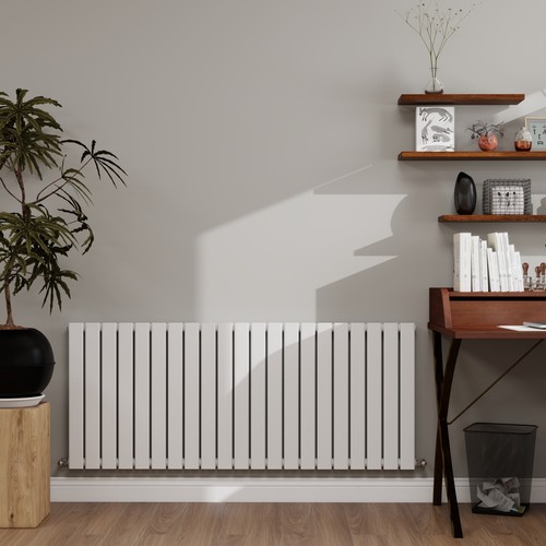White radiator flat panel - radiator,