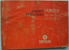 Hillman Hunter GLS GT GL Super