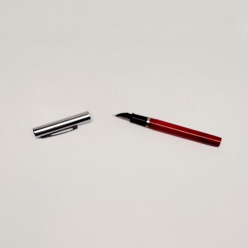 Vintage red chrome sheaffer - red, &