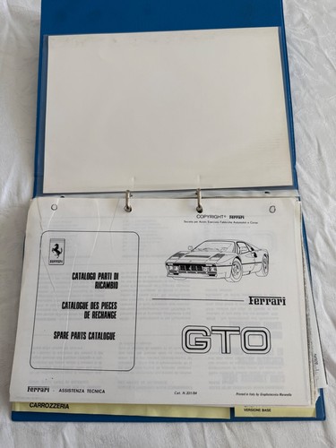 Ferrari 288 gto spare parts - 288,