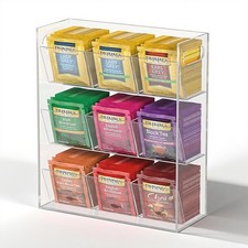 Acrylic Tea Bag Organizer for