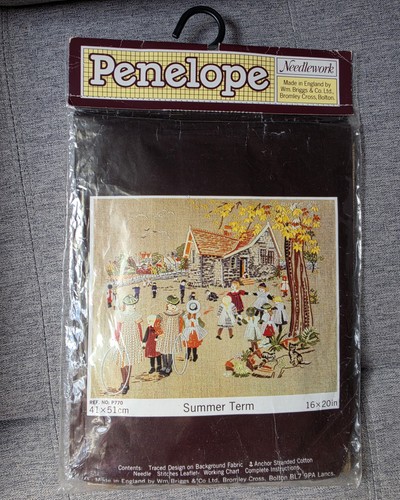 Vintage penelope embroidery - vintage,