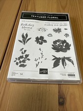 Stampin' Up! Textured Floral Photopolymer Stamp Set - 14 Stamps