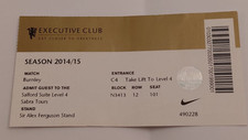 EXECUTIVE TICKET STUB-