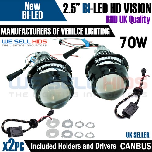 Full bi led projector - 2.5",