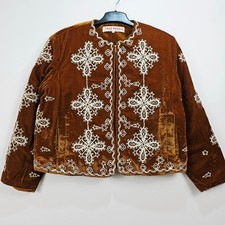 Free People Velvet Embroidered