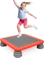Mini Indoor Trampoline for Kids–Autism-Friendly Sensory Toy with PU Foam Padding