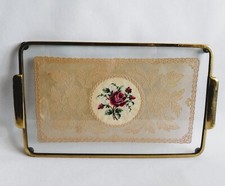 Vintage Brass & Glass With