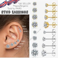 Stud Earrings Cubic Zirconia