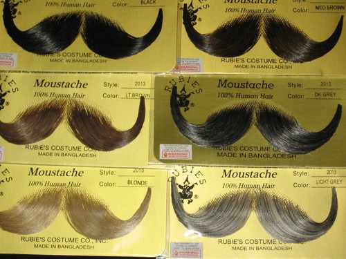 Mustaches theatrical 100 - mustaches, 100%
