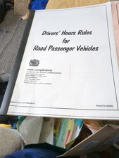 Department Of Transport Drivers Hours Rules For Road Passenger Vehicles