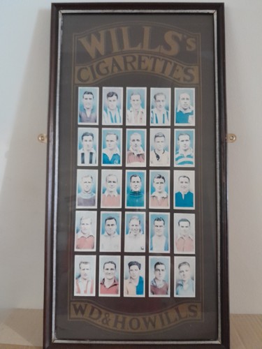 Wills framed football - framed,