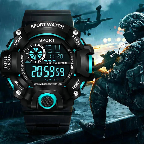 Mens watches big face military - face,
