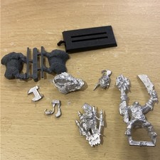Metal Orc Shaman Plastic Boar