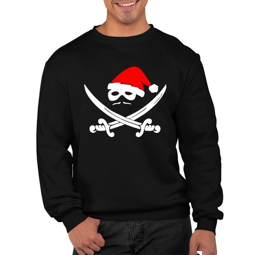 Funny pirate santa - funny, jumper