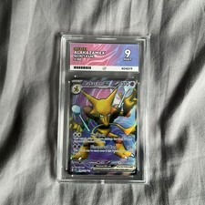 Pokémon Alakazam EX TCG Scarlet Violet-151 Holo Ultra Rare 188/165 ACE MINT 9