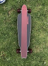 Globe Longboard Cruiser 40" – Maple Deck, 70mm Red Wheels, Stripe Design 