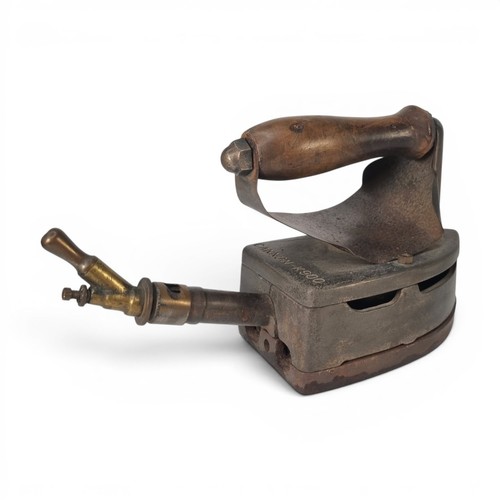 Antique clothes iron cannon - clothes,