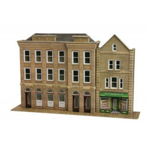 Low relief bank shops - bank, &