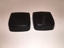 Volvo 240 Seat Belt Bolt Covers Black Pair 1207666 Genuine 244 245 265 Seatbelt