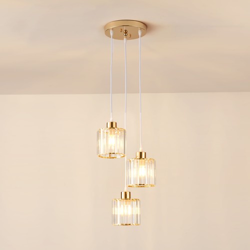 Pedant light chandelier gold - light,