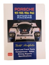 Porsche 917 935 956 962 Brooklands Books Road & Track Tests Specs etc - Perfect
