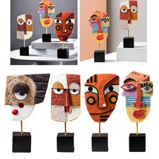Hand Painted Abstract Face