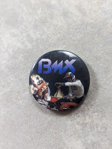 Vintage 80s bmx pin - ,