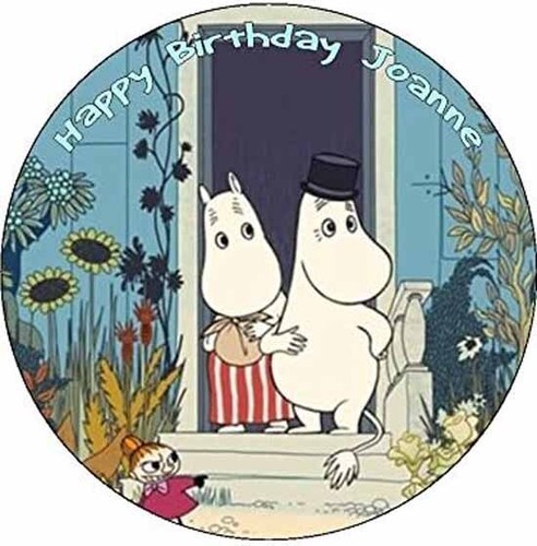 Moomins birthday cake topper - moomins,