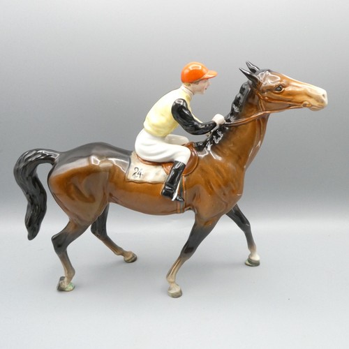 Beswick race horse and - race,