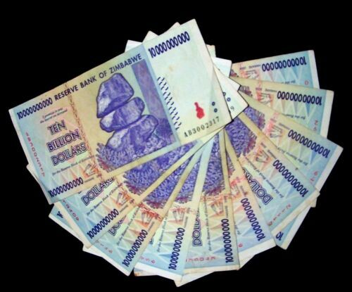 Zimbabwe 10xten billion - zimbabwe,