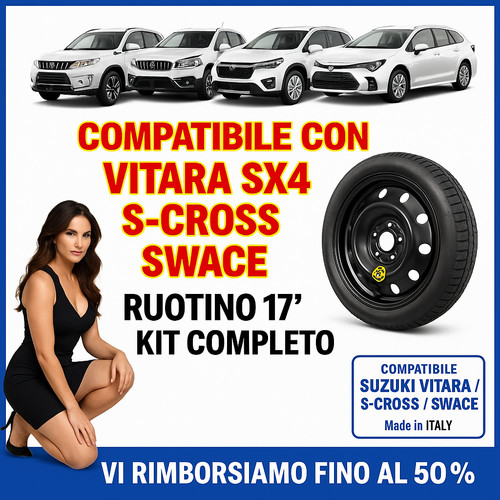 Space saver spare wheel - space, for