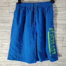 Mens EVERLAST Shorts Blue Drawstring Lined Large Waist 36-38 Athletic 