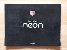 DODGE NEON COUPE orig 1995 Larger Format USA Mkt Glossy Sales Brochure
